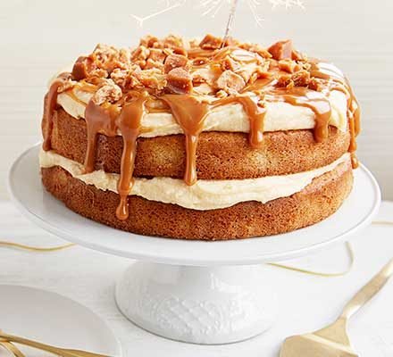 Straightforward caramel cake