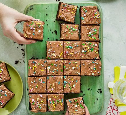 Vegan chocolate get together traybake