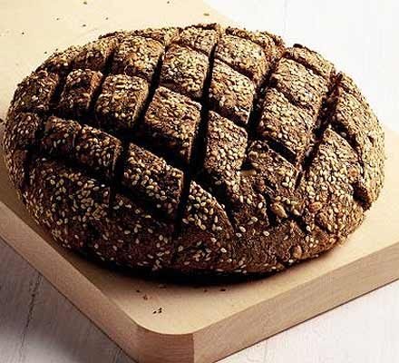 Blended seed bread